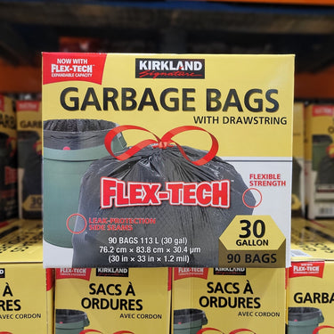 Image of Kirkland Signature Drawstring Bags, Pack of 90 - 1 x 2.1 Kilos